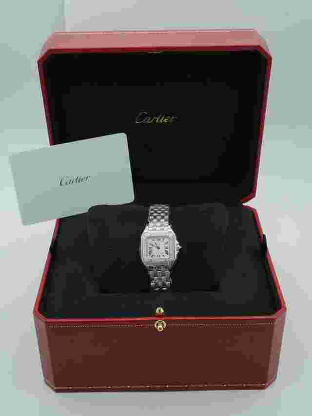 Cartier Panthère
                           
                                 W4PN0007 Panthere De Cartier White Dial Factory Diamond Bezel Complete Set 2024