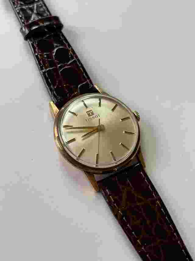 Tissot
                           
                                 Solid 9K(375)Gold Classic Dress Vintage Cal.781-1 Swiss Made