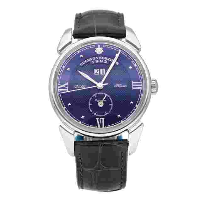Cuervo y Sobrinos Historiador
                           
                                 Dual Time 40mm Automatic Men’s Watch 3194D.1B