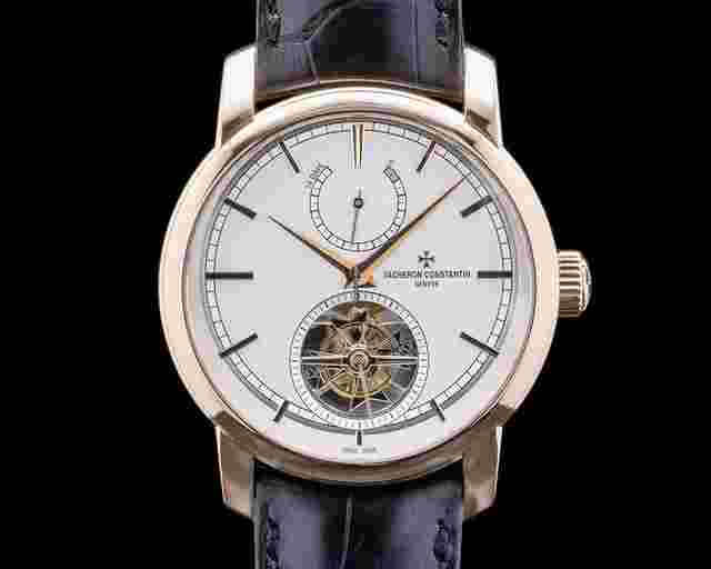 Vacheron Constantin Traditionnelle
                           
                                 14-Day Tourbillon 18K Rose Gold Silver Dial