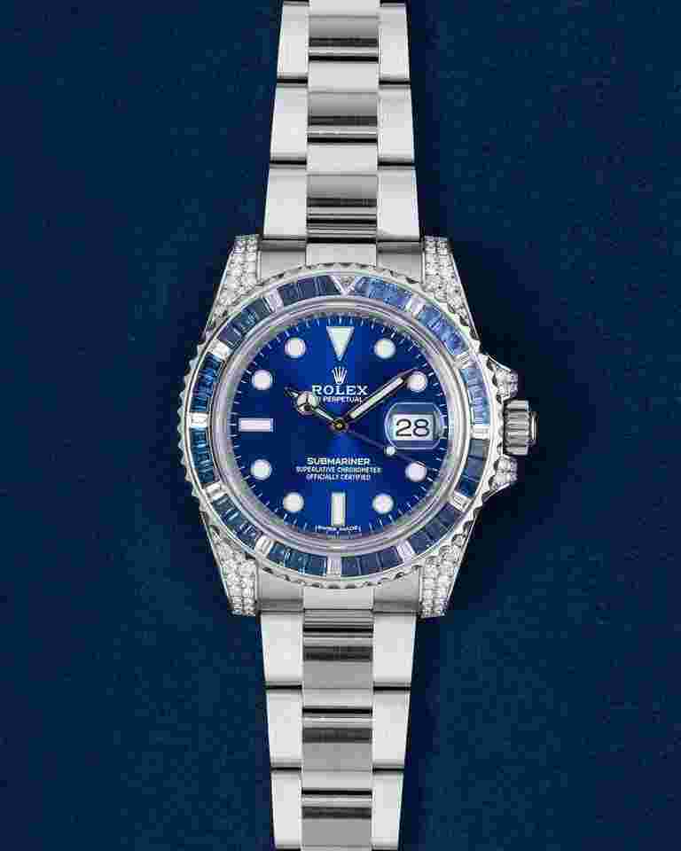 Submariner Date White Gold Diamond Dial 40MM