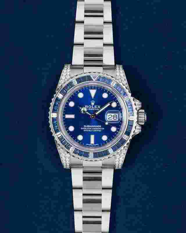 Submariner Date White Gold Diamond Dial 40MM