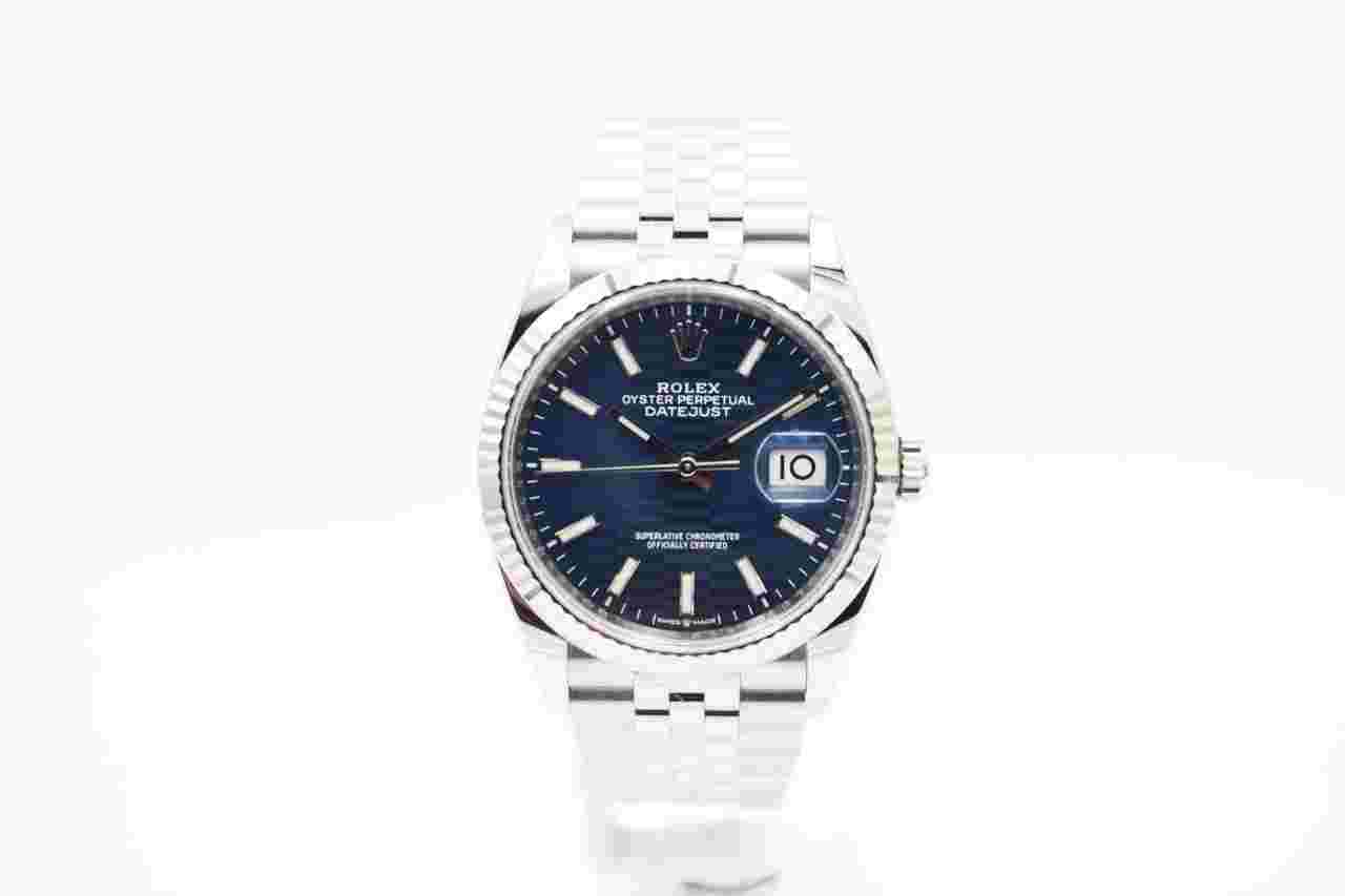 Rolex Datejust 36
126234 blue motif jubilee ''Full set 2021'' Like new