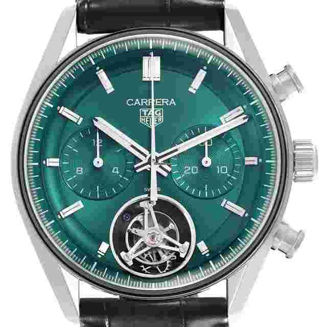 TAG Heuer Carrera
                           
                                 Chronograph Tourbillon Steel Mens Watch CBS5011 Unworn