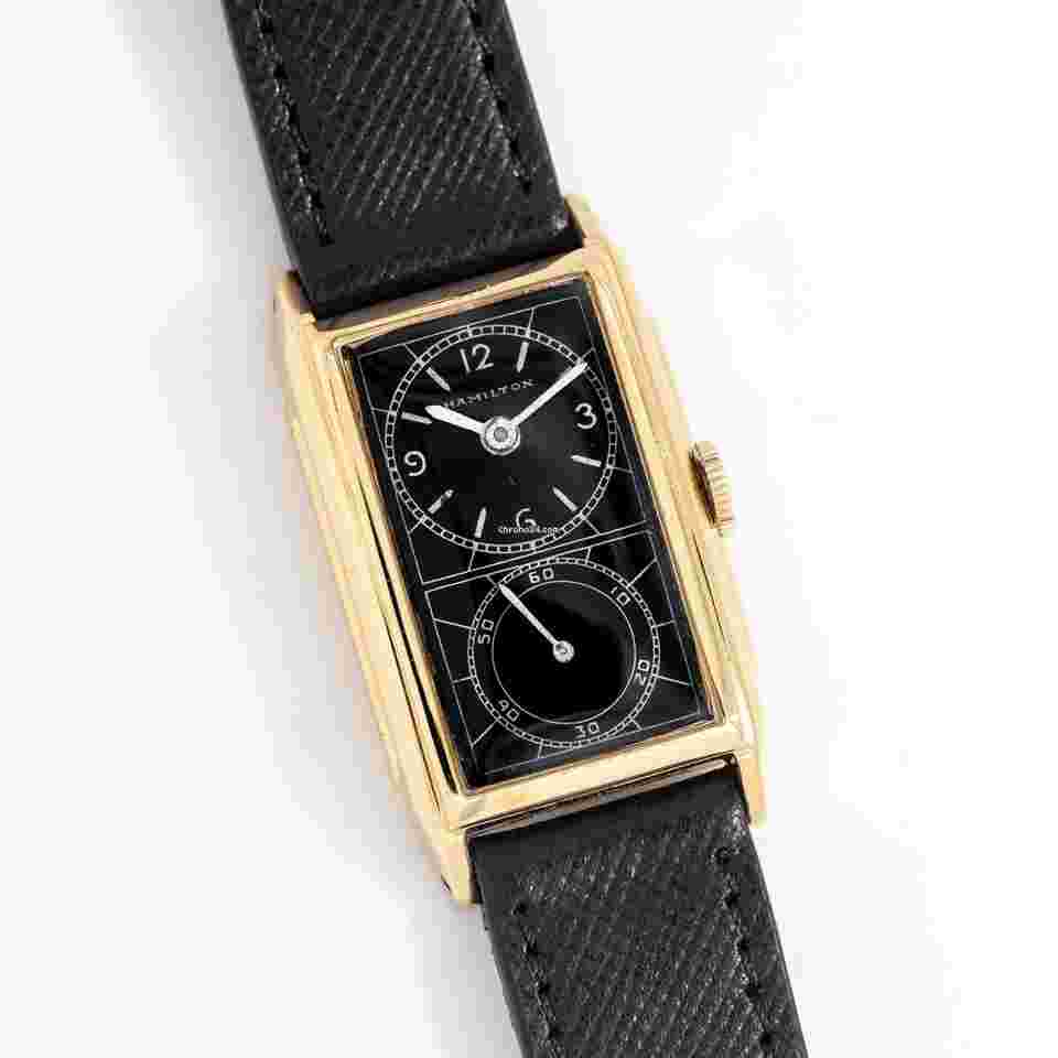 Hamilton
                           
                                 1938 Vintage Hamilton Seckron 14k Yellow Gold Filled Doctor's Watch ( 15199)