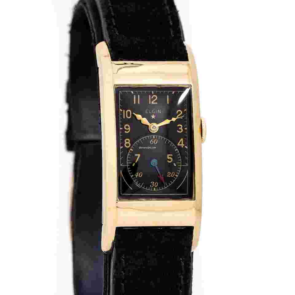 Elgin
                           
                                 1939 Vintage Elgin 10k Yellow Gold Filled Doctor's Watch ( 15201)