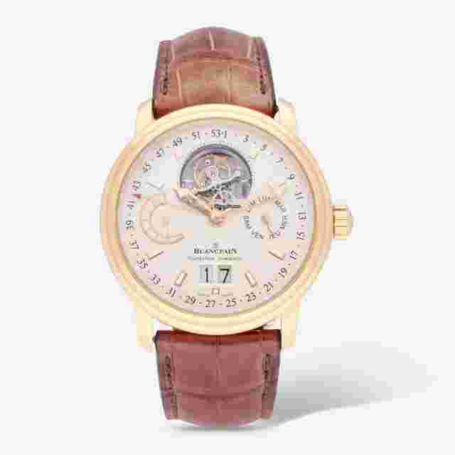 Blancpain Léman Tourbillon
                           
                                 Grande 18K Rose Gold Automatic Men's Watch