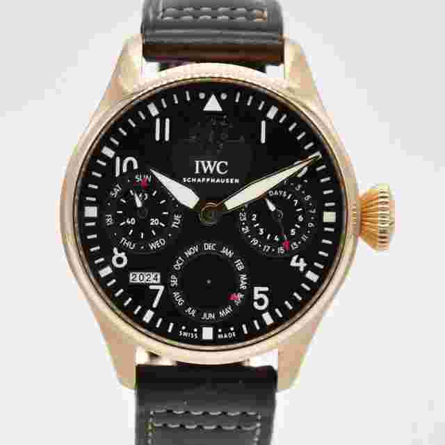 IWC Big Pilot
                           
                                 Perpetual Calendar 18k Rose Gold Brown Latin America LTD IW502804 Leather
