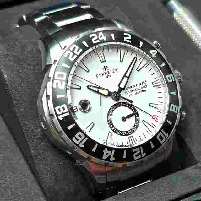 Perrelet Seacraft
                           
                                 GMT 42mm white dial full set