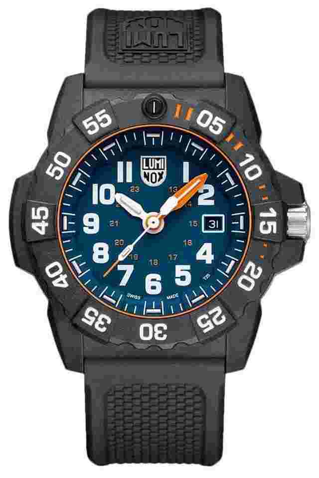 Luminox
                           
                                 Navy Seal CARBONOX Black Rubber Date Quartz Men Watch XS.3503.NSF