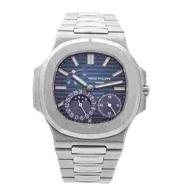 Patek Philippe Nautilus
                           
                                 Moonphase Blue Dial 5712/1A-001 Steel