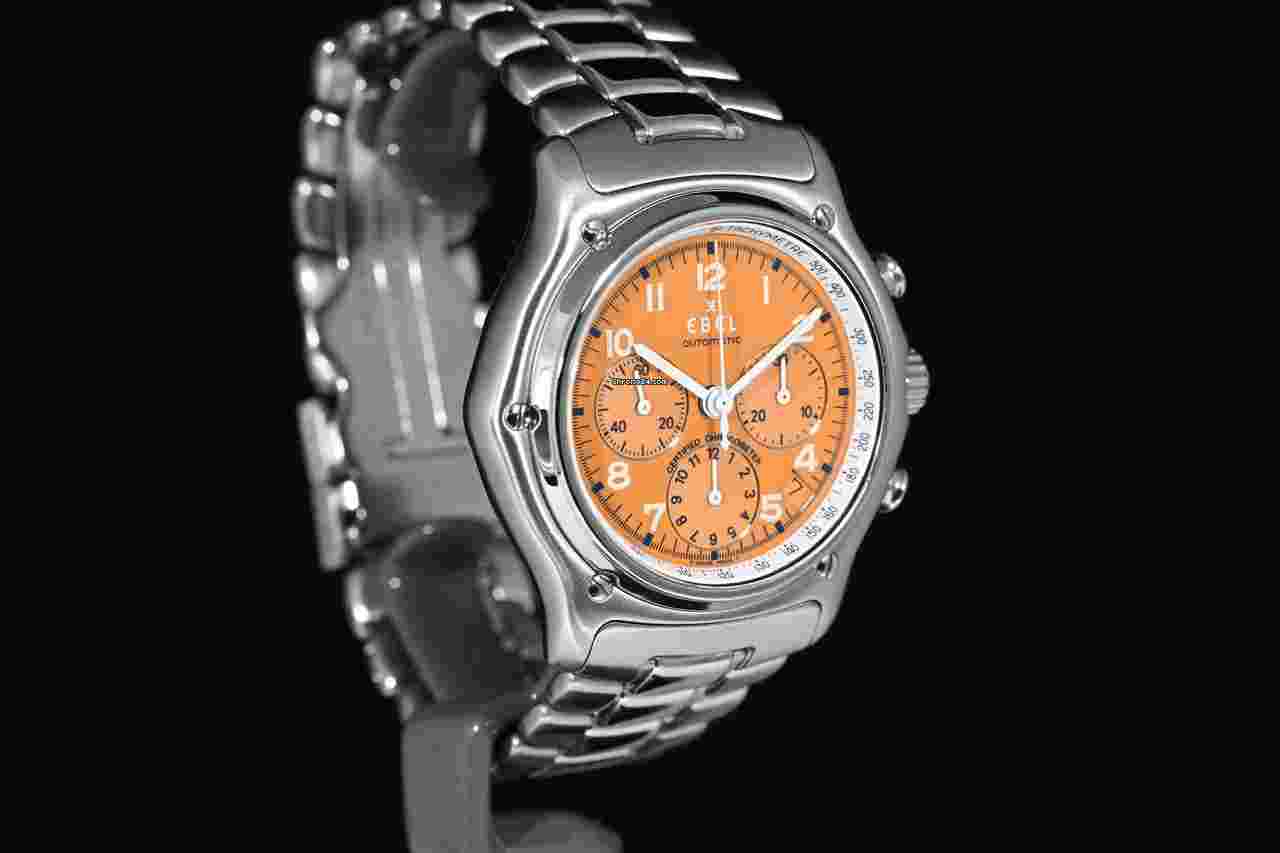 Ebel Le Modulor
                           
                                 1911 Chronograph ORANGE dial | Scatola Ebel Anni '90 Acciaio 40 mm