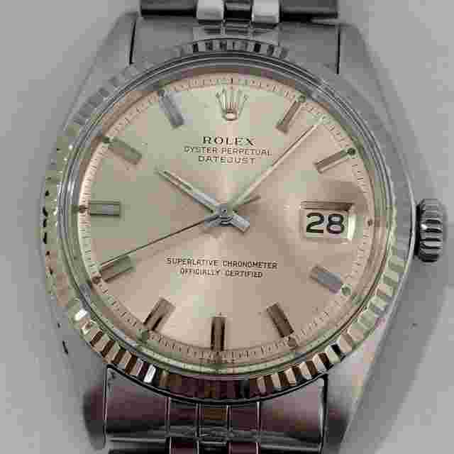 Rolex Datejust 36
                           
                                 Mens Rolex Oyster Datejust 1601 36mm 18k Gold SS Automatic Vintage 1970s RA388S