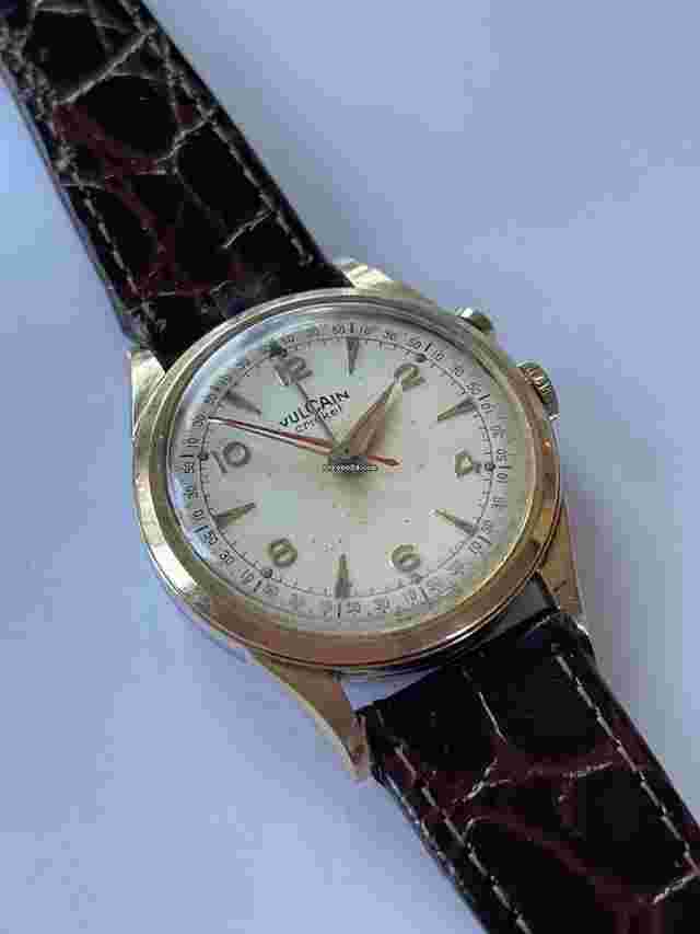 Vulcain
                           
                                 Cricket Alarm Ref.3055005 Cal.120 Vintage Presidents Watch Gold Capped Swiss Made
