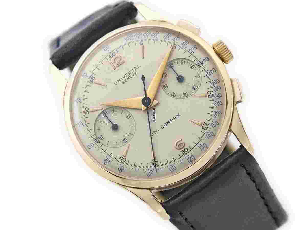 Universal Genève
Uni-Compax Cal.285 18ct 1952