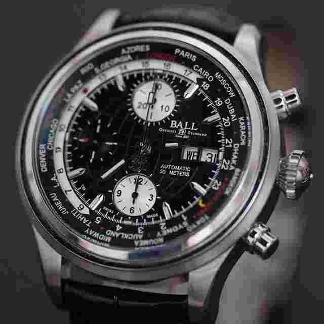Ball Watch Company Trainmaster Worldtime Chronograph Ball Watch Company Trainmaster Worldtime Chronograph CM2052D