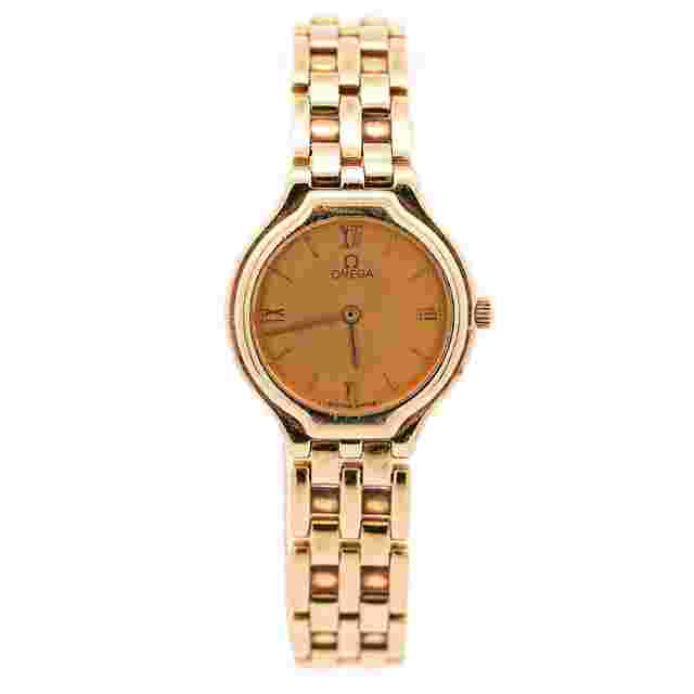 Omega
                           
                                 Deville 18K Gold Classic Vintage Box & Papers