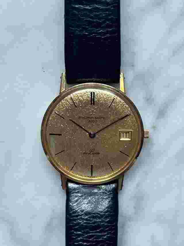 Eterna Matic 3000 DeLuxe 1974 18 ct EternaMatic WITH ALL DOCUMENTS and original box