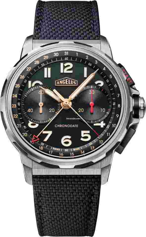 Angelus
0CDYF.B02A.K009B Chronodate Titanium Black
