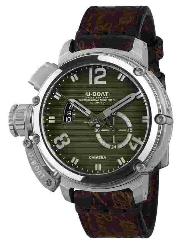 U-Boat Chimera
                           
                                 Verde Automatic Green Dial Brown Leather Date Mens Watch 9604