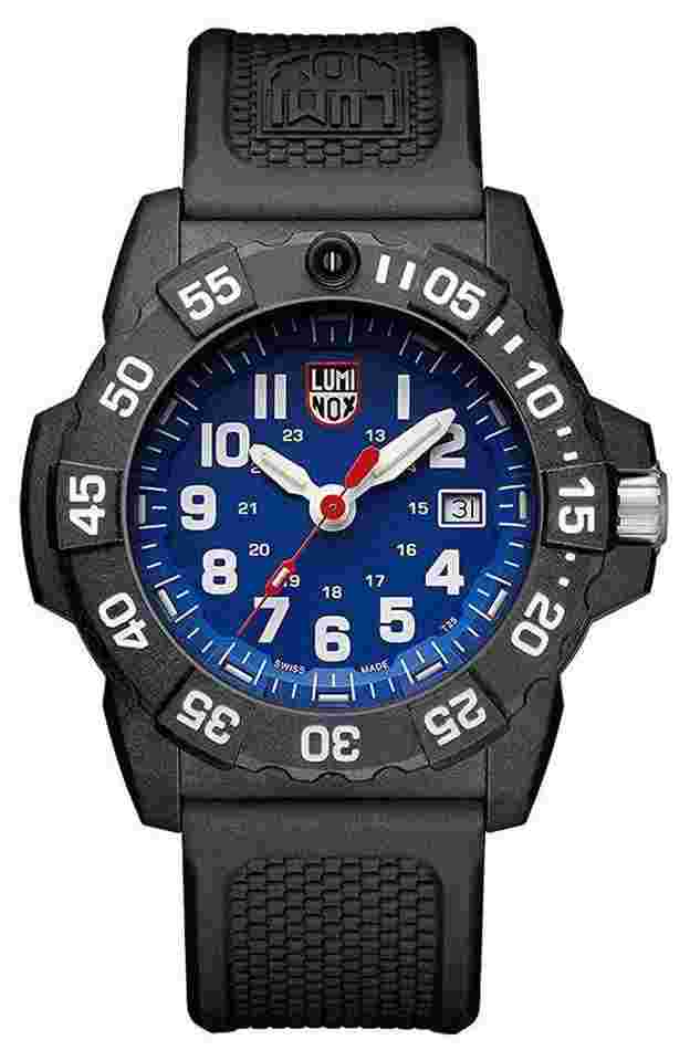 Luminox
                           
                                 Navy SEAL CARBONOX Black Rubber Date Divers Quartz Mens Watch XS.3503.F