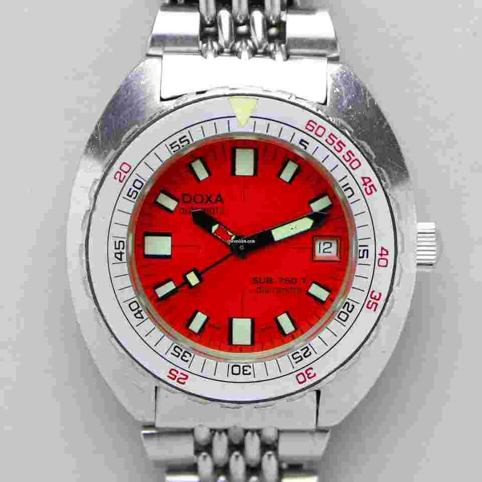 Doxa Sub
Ref. 4321 – 750T Sub Divingstar – 1987 Diver Watch BOR Bracelet Orange