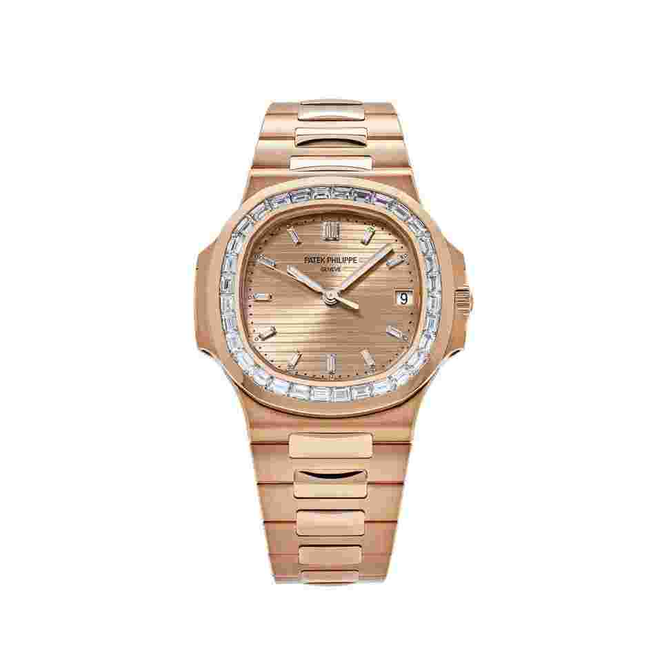 Patek Philippe Nautilus
Limited Edition Asprey Rose Gold Nautilus Factory Baguettes 5723/1R