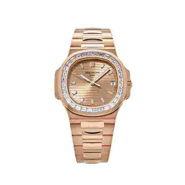 Patek Philippe Nautilus
                           
                                 Limited Edition Asprey Rose Gold Nautilus Factory Baguettes 5723/1R