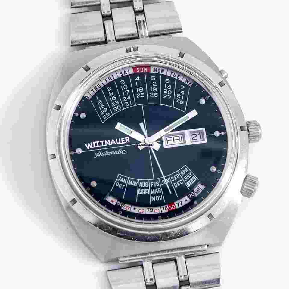 Wittnauer
                           
                                 1971 Vintage Wittnauer 2000 Oversized Ref. W102 Stainless Steel Watch ( 15214)