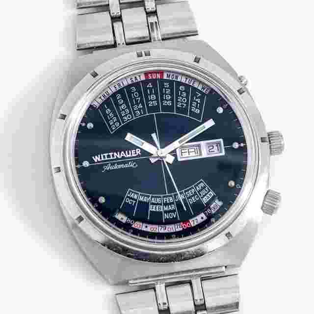 Wittnauer
                           
                                 1971 Vintage Wittnauer 2000 Oversized Ref. W102 Stainless Steel Watch ( 15214)