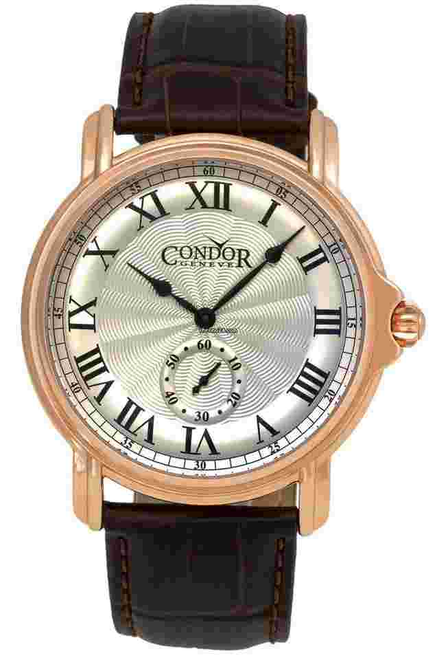 Condor
Classic Rose Gold Plated Mens Strap Swiss Watch C225R