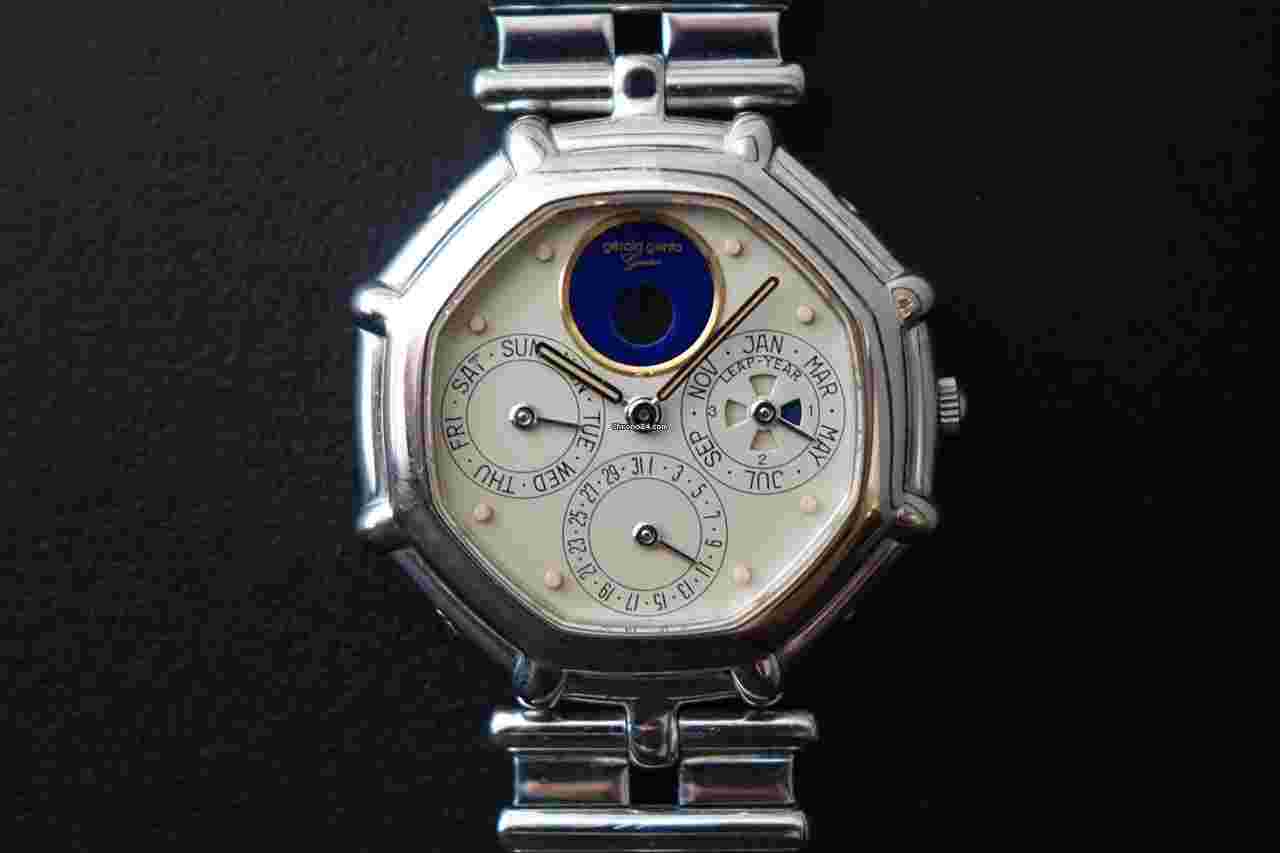 Gérald Genta
                           
                                 Full SetGerald Genta G2414.4 1st Series success perpetual calendar Lapis Lazuli moonphase
