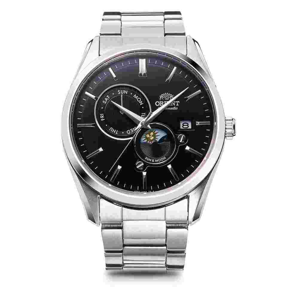 Orient Sun and Moon Contemporary RN-AK0302B SUN & MOON Automatic Men Watch New in Box
