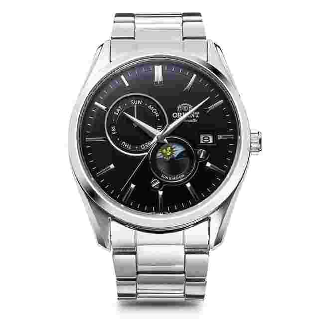 Orient Sun and Moon Contemporary RN-AK0302B RA-AK0302B SUN & MOON Automatic Men Watch New in Box