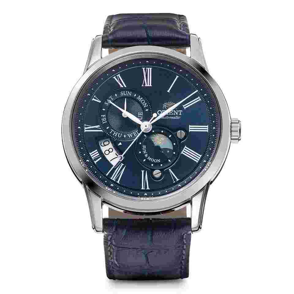 Orient Sun and Moon Classic SUN & MOON RN-AK0004L Mechanical Men's Watch New in Box