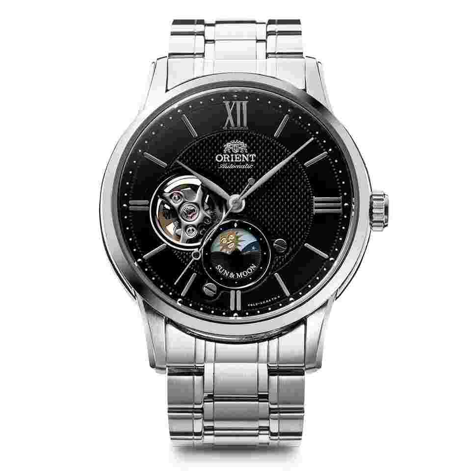 Orient Sun and Moon STAR RN-AS0001B SUN & MOON 22 Jewels Automatic Mechanical Watch