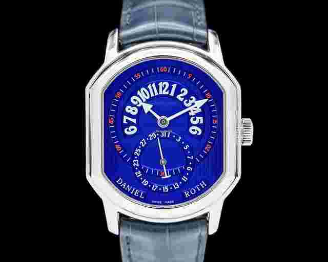 Men's Daniel Roth Premier Retrograde 807.l.10 S.steel 35mm Automatic Silver Dial