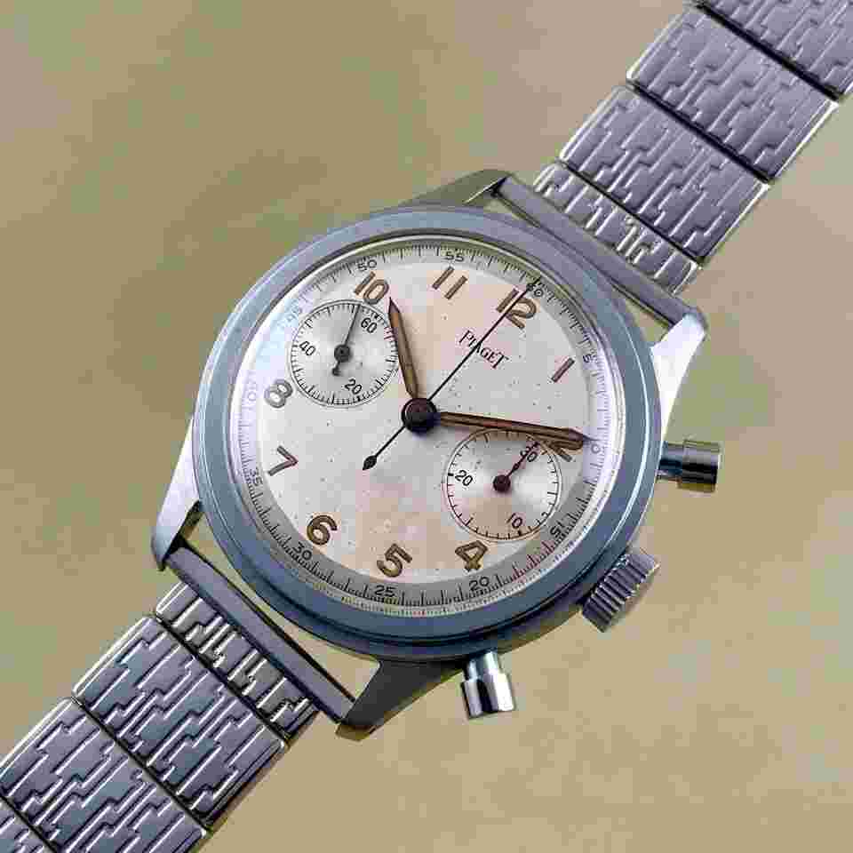 Piaget
                           
                                 Vintage 38mm Hermetic Chronograph – 1940s