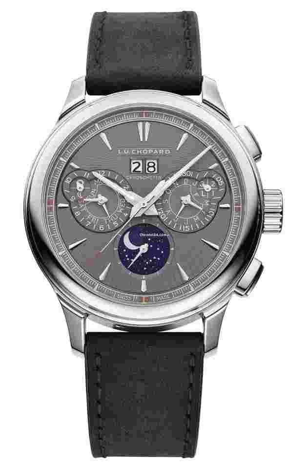 Chopard L.U.C
                           
                                 Perpetual Chrono Titanium Calfskin Limited Edition Men’s Watch 168611-3001