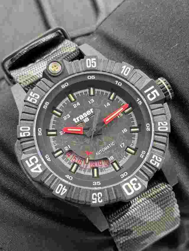Traser P99 A Tactical Carbon on Military NATO Strap New Full Set Warranty