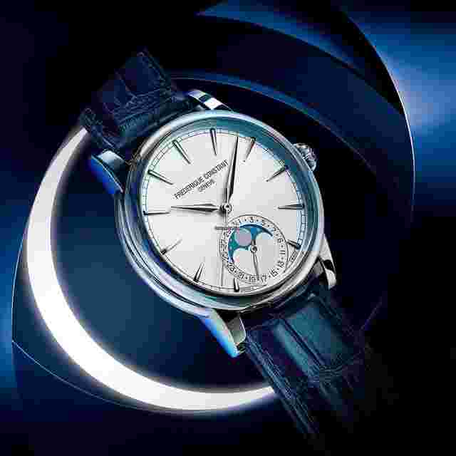 Frederique Constant Manufacture Classic Moonphase
                           
                                 Date Manufacture Silver Dial REF: 716S3H6