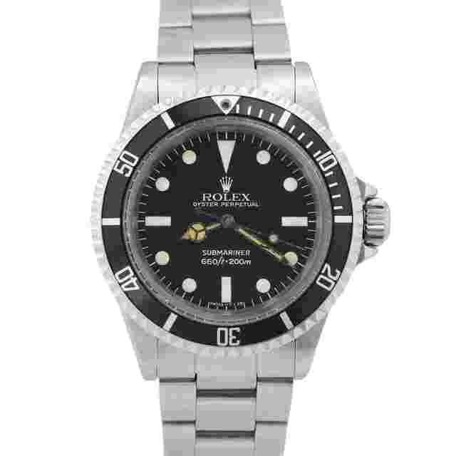 Rolex Submariner
                           
                                 ORIGINAL MAXI MK4 DIAL 1982 Rolex Submariner Black 40mm Patina 7.3 Watch 5513