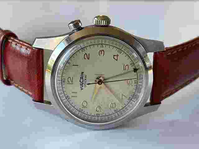 Vulcain Cricket
                           
                                 Alarm Vintage Presidents Watch Ref,400637 Cal.120 Stainless Steel Swiss Made