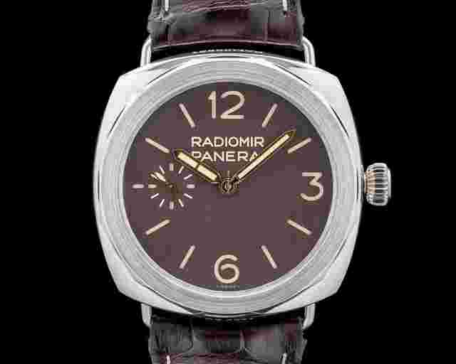 Panerai
                           
                                 Radiomir Platino Brown Dial Minerva Movement RARE
