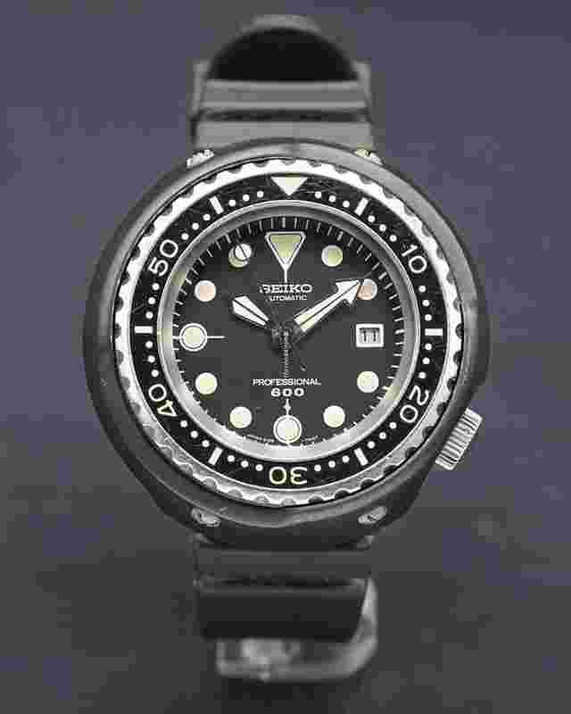 Seiko GS
                           
                                 Grandfather Tuna ref.6159-7010 with its original rubber strap