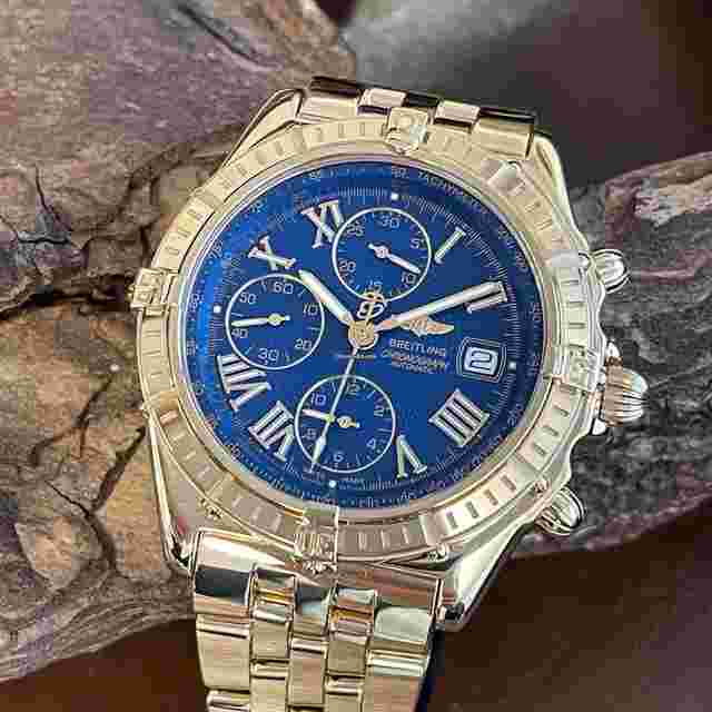 Breitling Windrider
                           
                                 Chronomat Crosswind 18K Gelbgold - FULL SET 1997 - Ref. K13055