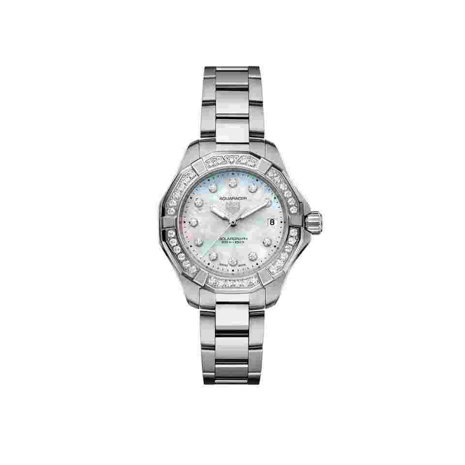 TAG Heuer Aquaracer Lady
                           
                                 Unworn Aquaracer Professional 200 Solargraph WBP1314.BA0005 box and papers