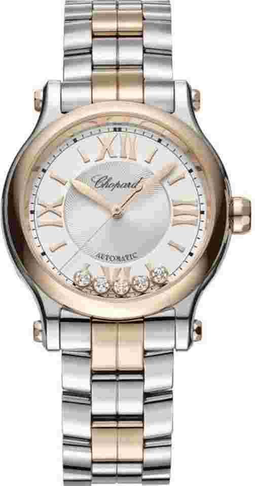 Chopard Happy Sport
                           
                                 Stainlees steel and Ethical Rose Gold & Diamonds Ladies Watch.