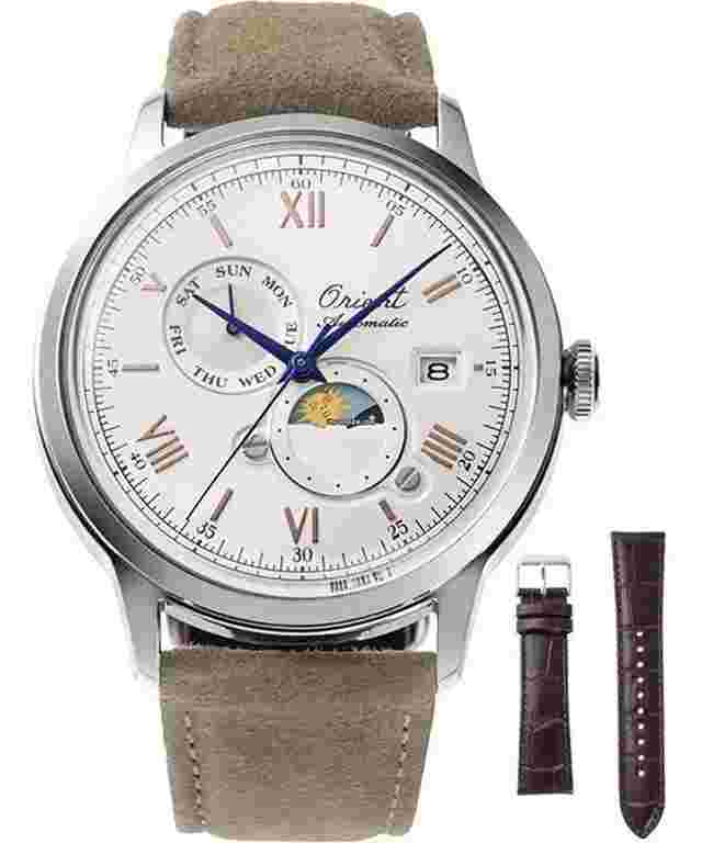 Orient Bambino
                           
                                 RA-AK0808S30B Bambino Sun & Moon Automatic 75th Anniversary Limited Edition Watch