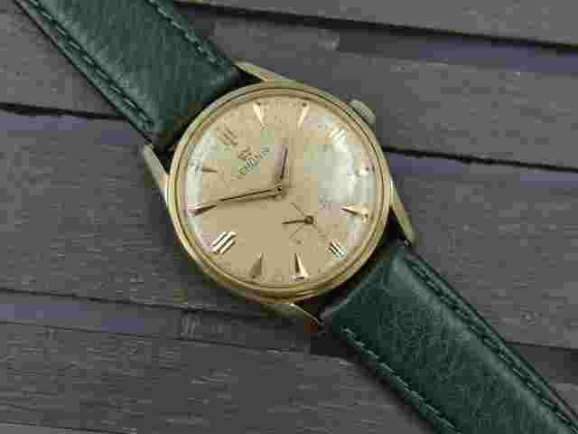 Lemania ref. 918 2 KO cal. 3000 gold pl serviced vintage 60s